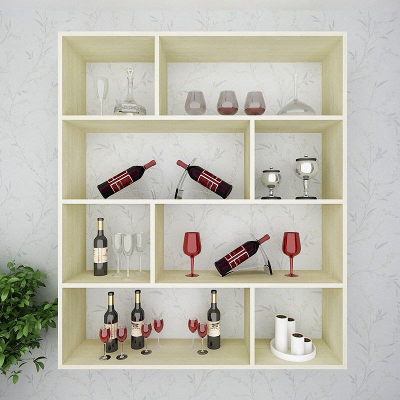 红酒酒柜木质葡萄酒架子家用壁挂式欧式创意烟酒酒架