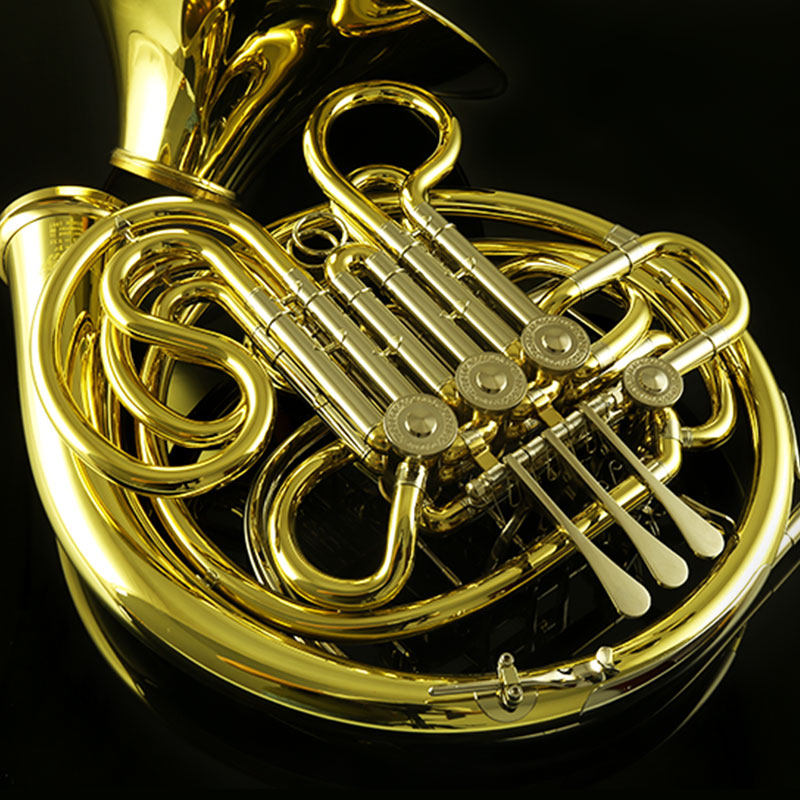 圆号德国roffee交响乐团四键双排分体horn圆号