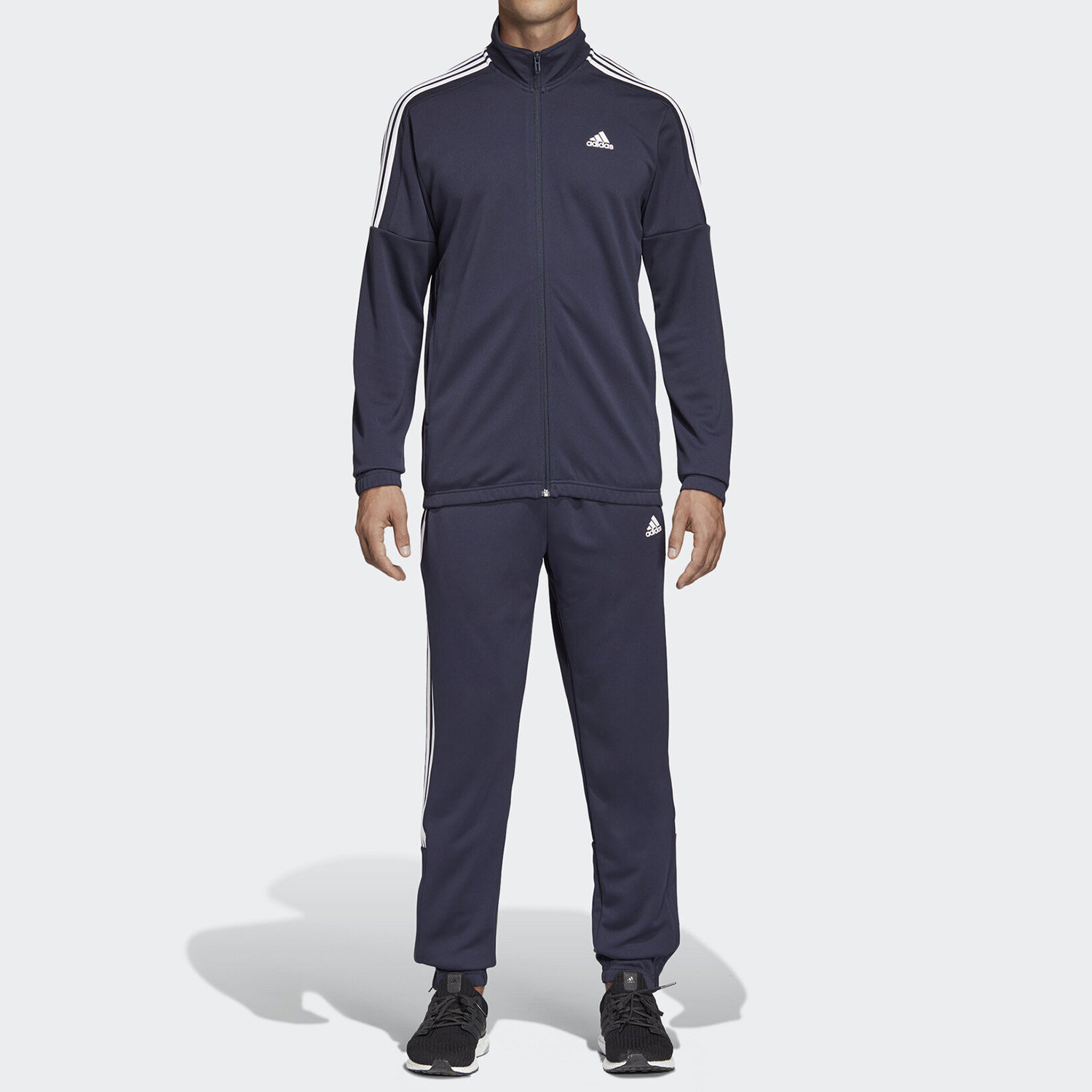 adidas阿迪达斯正品2021秋季新款男子休闲运动训练套装运动套装