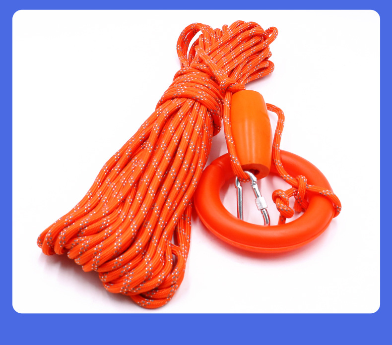 救援编织防汛绳包水上漂浮应急安全水域牵引绳子