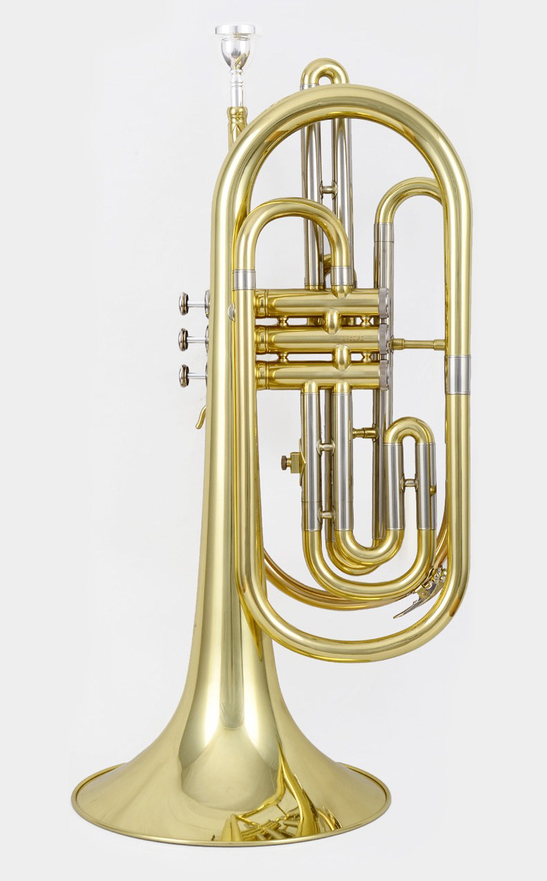 长号行进津宝ms090立键军乐队行军三键促销长号