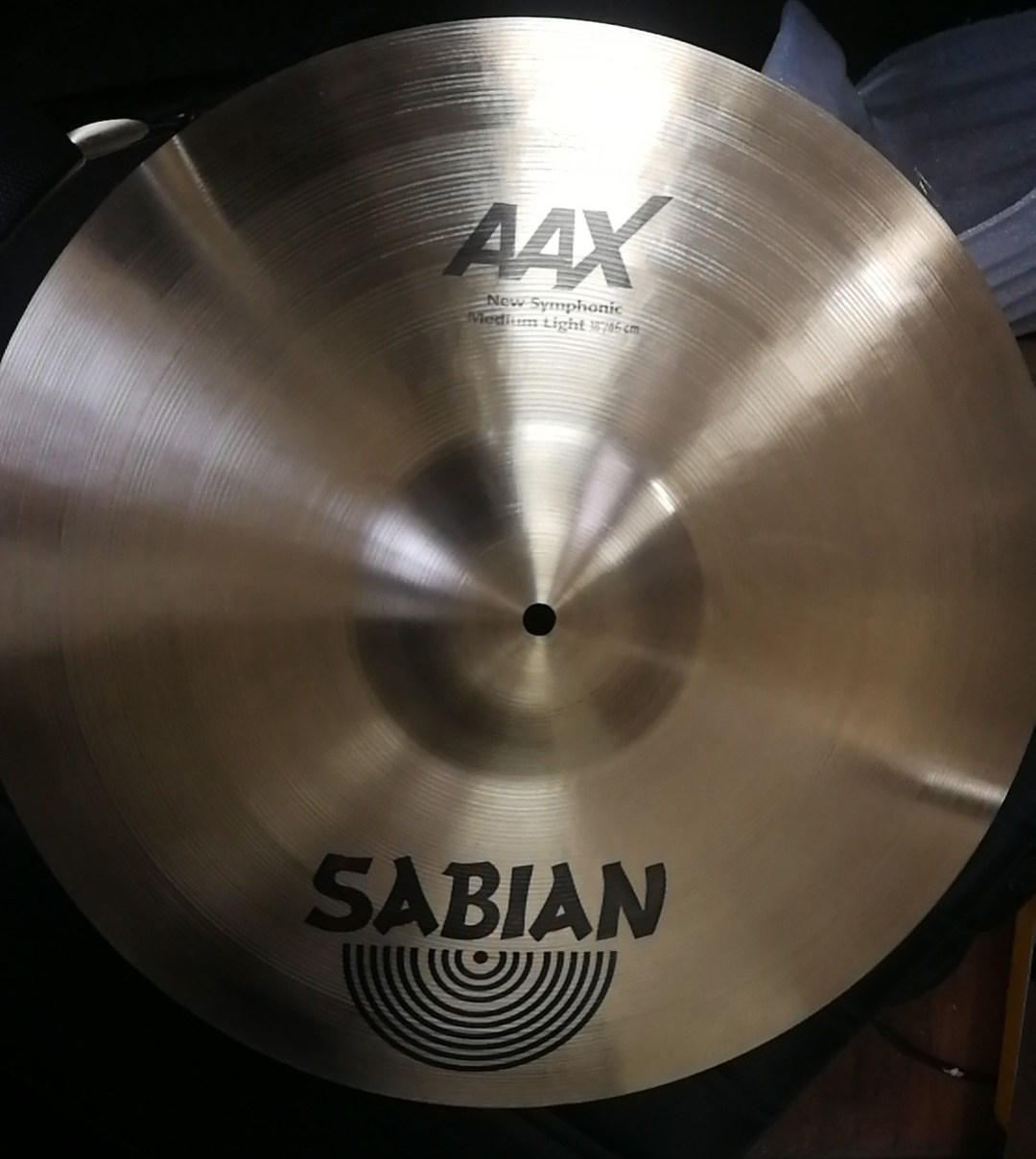 交响乐加拿大sabian沙滨aax18英寸21855x包包专业军镲镲片