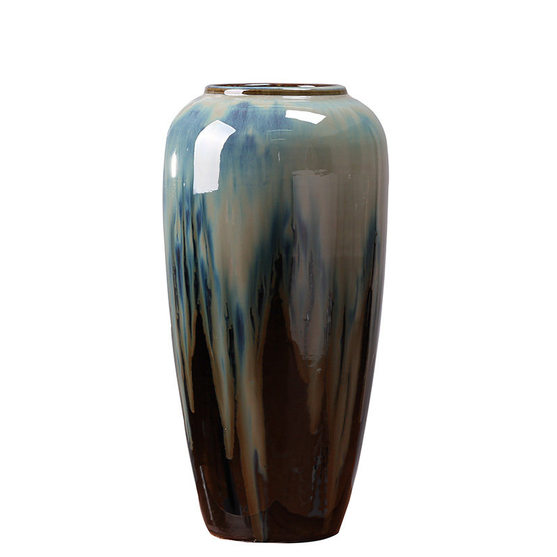 永悦家居景德镇流釉面窑变陶瓷花瓶