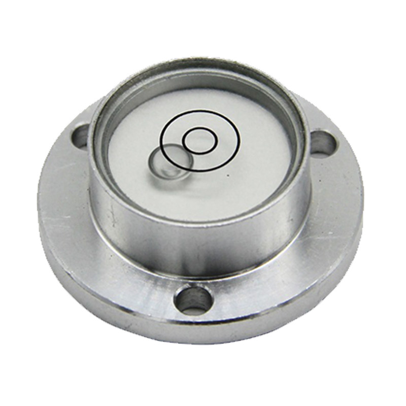 高精度气泡水平仪小型牛眼水准仪金属圆形水准迷你水平仪