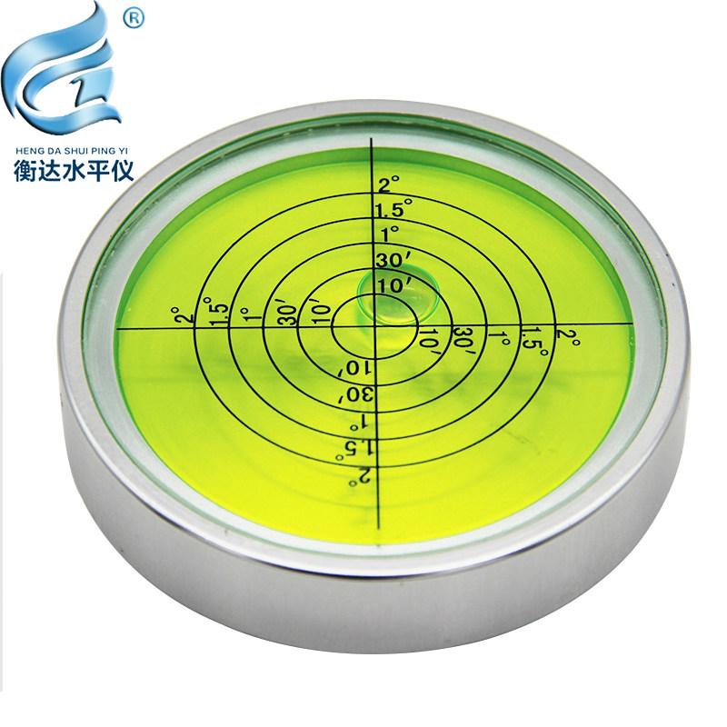 万象水平仪高精度水准器气泡圆形水平尺水平气泡水平泡水准泡