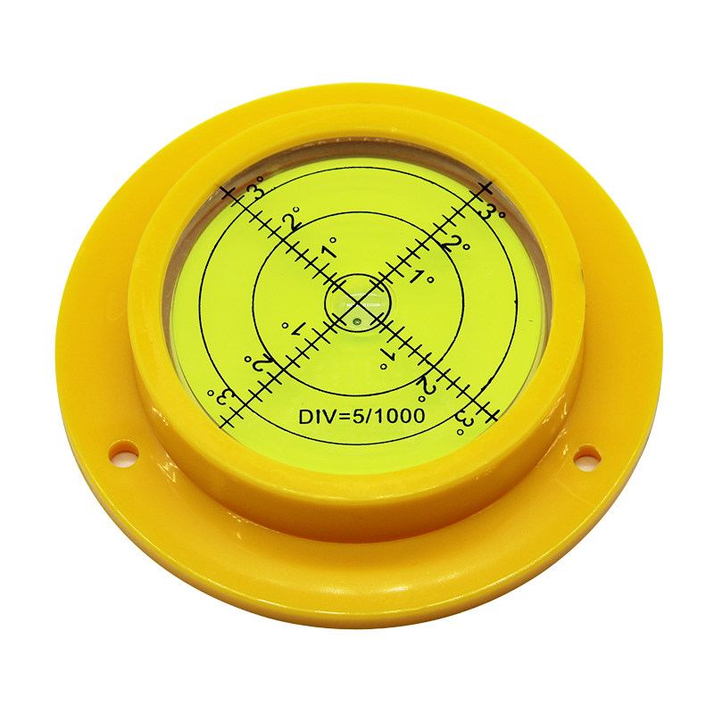 水平气泡水准吊车水平仪高精度塑料法兰万向水平仪