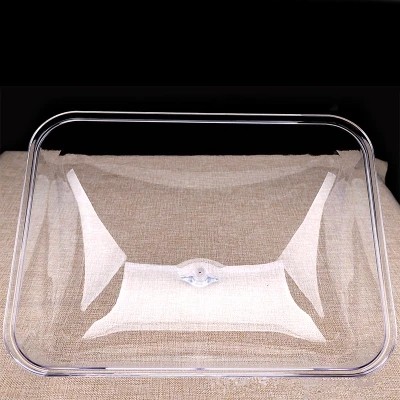 pc长方形食品盖防尘盖保鲜盖点心盖大号透明餐盖罩塑料盖子保温