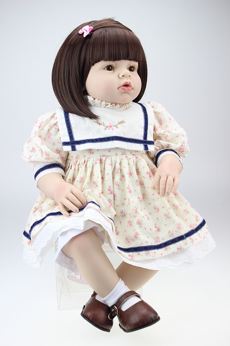 外贸热销 进口硅胶制作仿真娃娃70厘米婴幼儿服装模特重生婴儿