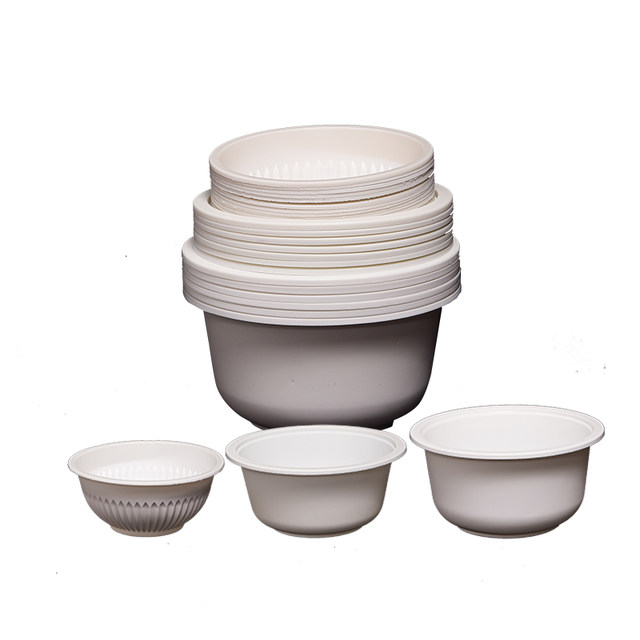 Disposable bowls, chopsticks, spoons, cups, thickened corn starch, environmentally friendly, biodegradable, household barbecue, banquet, party, takeaway packaging Disposable bowls, chopsticks, spoons, cups, thickened corn starch, environmentally friendly, biodegradable, household barbecue, banquet, party, takeaway packaging