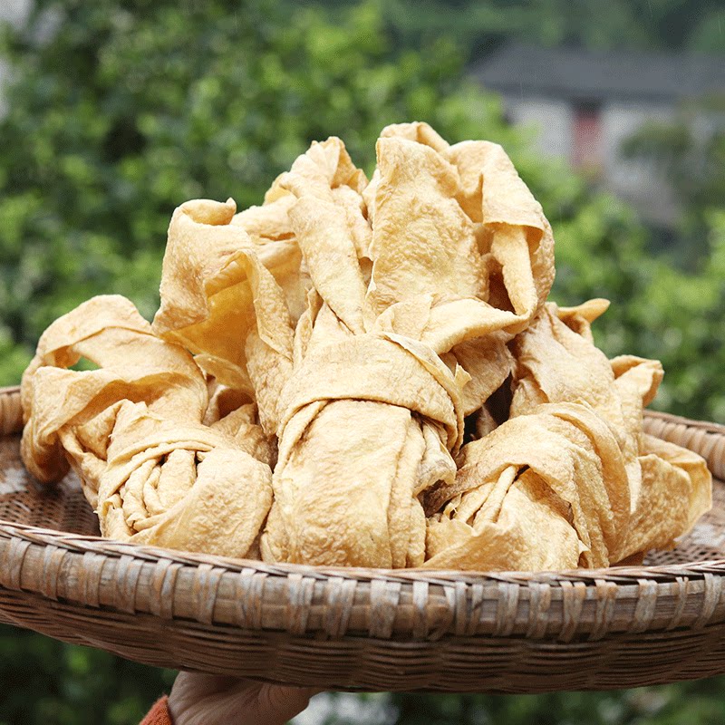湖南豆腐皮干货湘西特产农家自制豆皮腐竹素肉其它干货