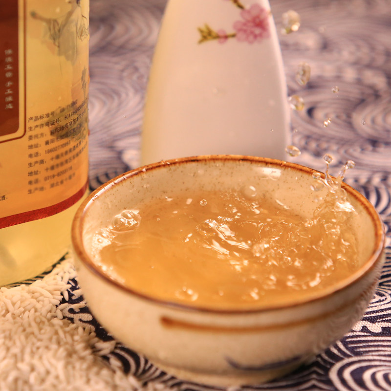 逍何房县黄酒桶装5斤米酒手工糯米黄酒正宗湖北十堰特产甜酒