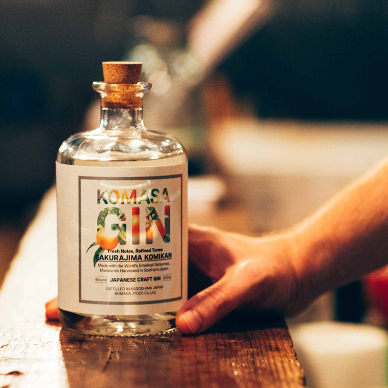日本小正手工金酒 komasa craft gin 杜松子琴酒 正品行货 橘子味
