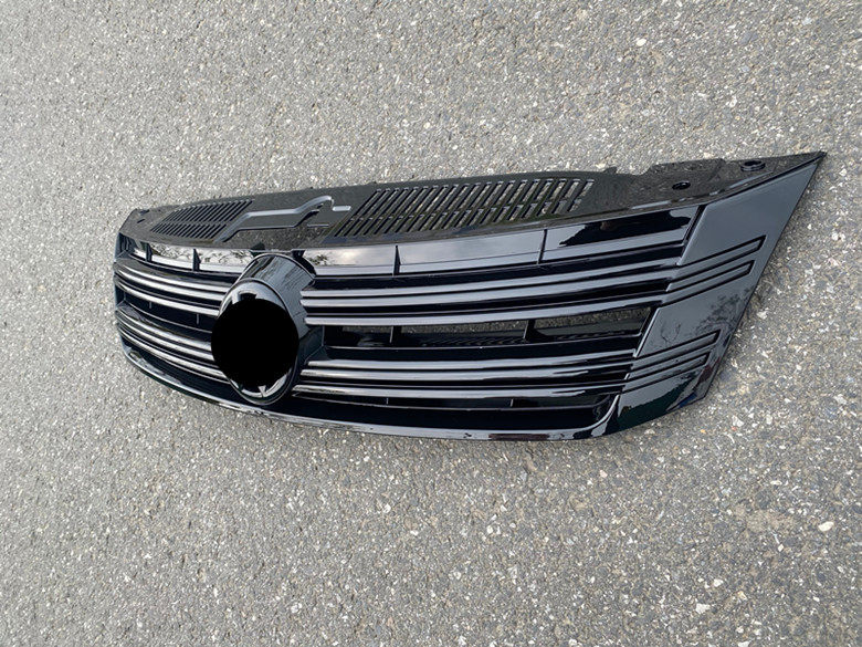途观适用于改装亮黑中网12款烤漆黑武士格栅老款中网