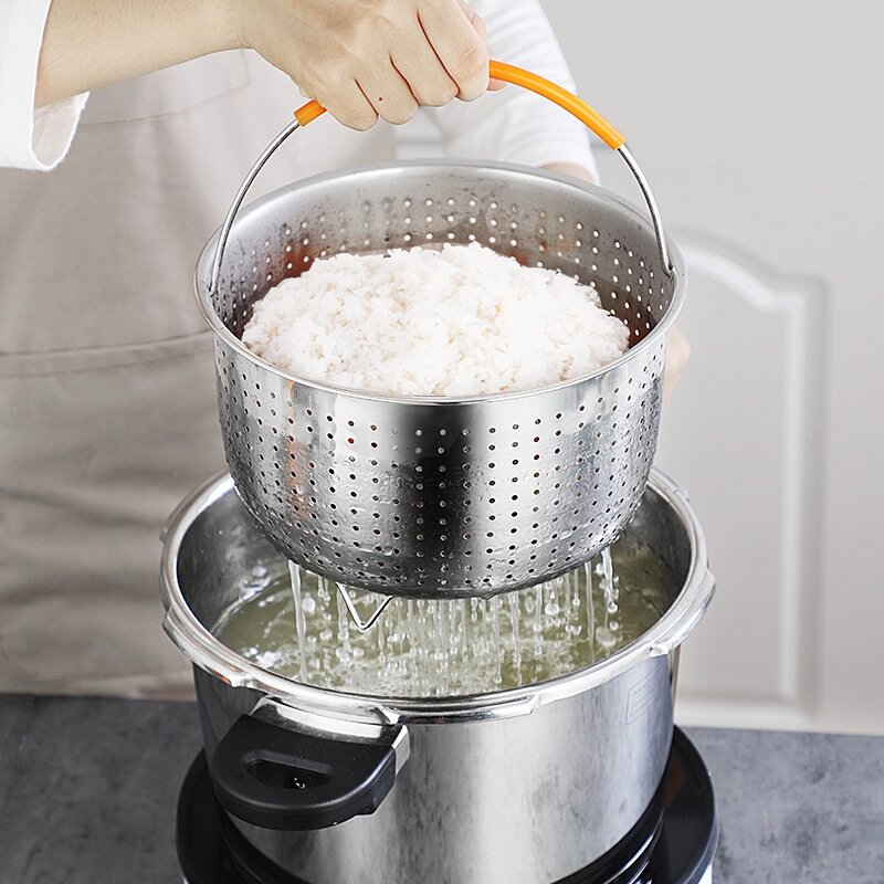 米饭配件圆形淘米米汤蒸笼蒸饭神器商用 大容量家用通用沥米饭304