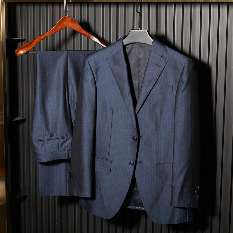 惊喜之作！原1580！高级斜纹定制面料！商务男士高端西服西裤套装