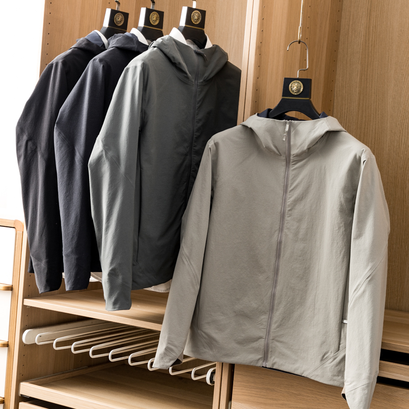 牛B！奢级！GTX防风防水透气面料！全身无缝压胶高端男士夹克外套