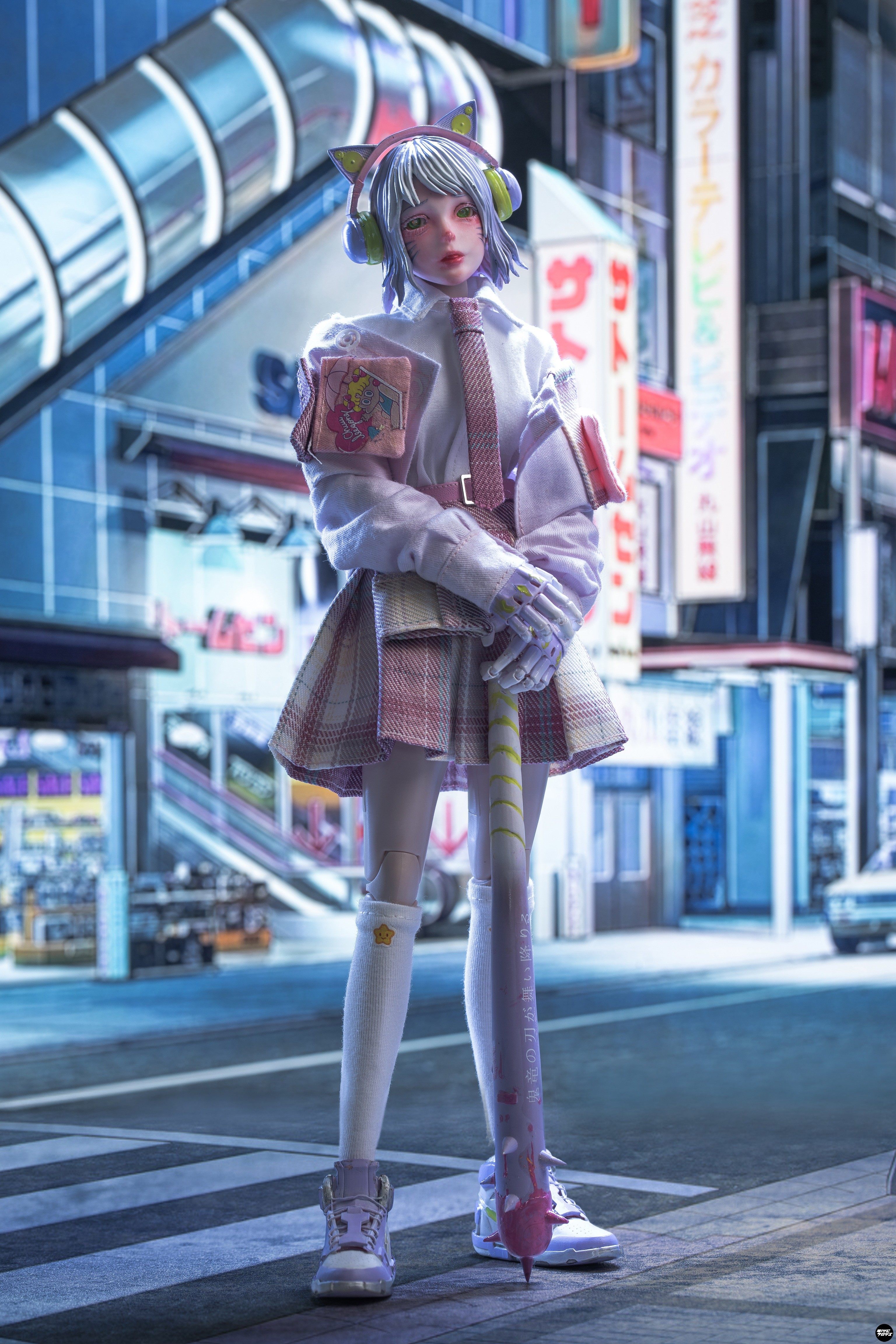 tyctoys现货artfuture木偶少女骇客玩家异色原创手办