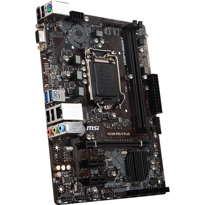 h310m 9400f plus电脑主板 支持9100f 微星 win7系统 pro msi - 痕风