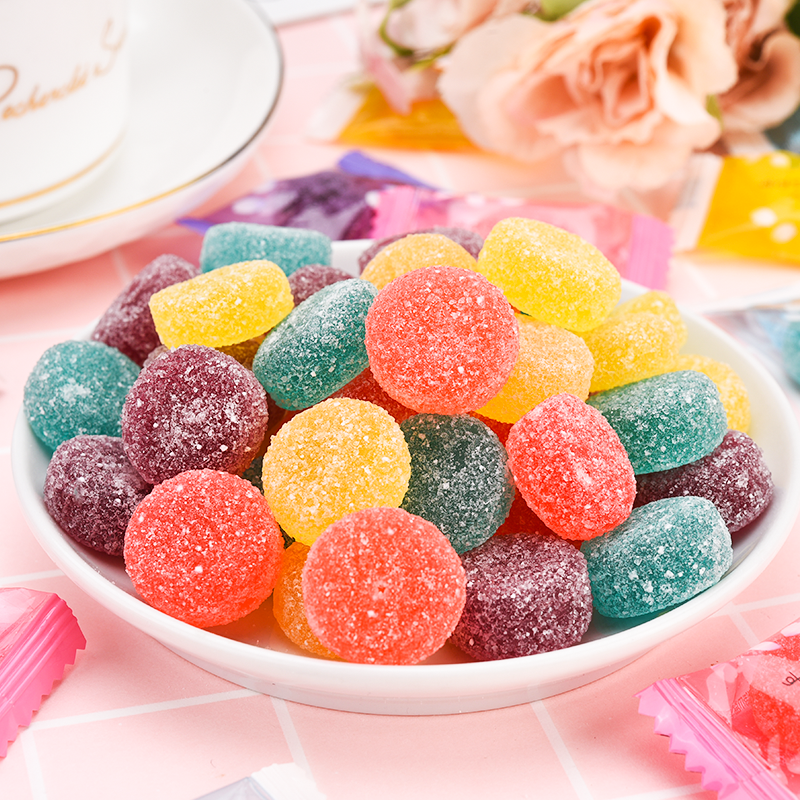 网红零食qq糖果果味软糖水果糖办公室休闲食品结婚传统糖果