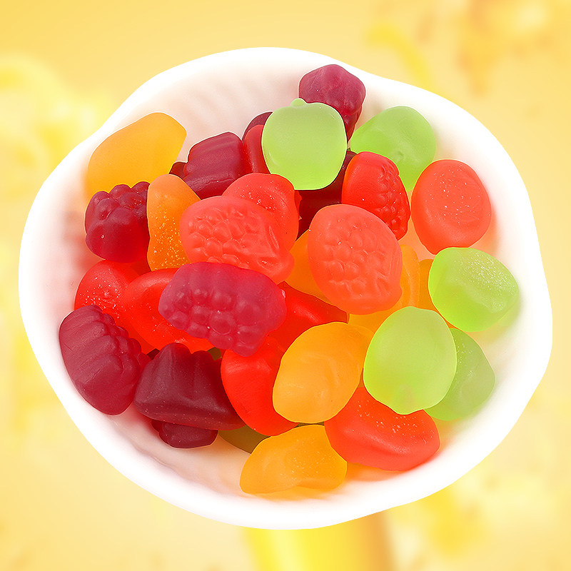 散装喜糖结婚糖果果味零食儿童qq卡通橡皮糖糖果