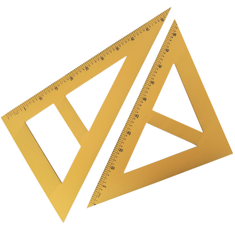 木制三角板教师圆规教学工具仪尺大号量角器半圆各类尺