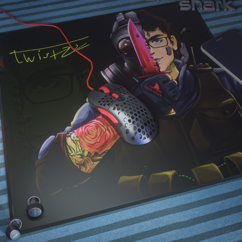 twistzz鼠标垫液体枪男总监大号顺滑csgo限量纪念版鼠标垫