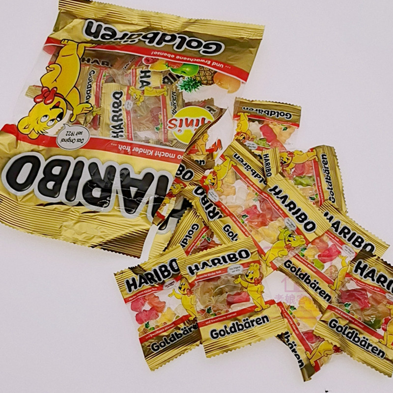 现货果汁软糖小熊德国250g橡皮糖水果荷兰金熊糖果