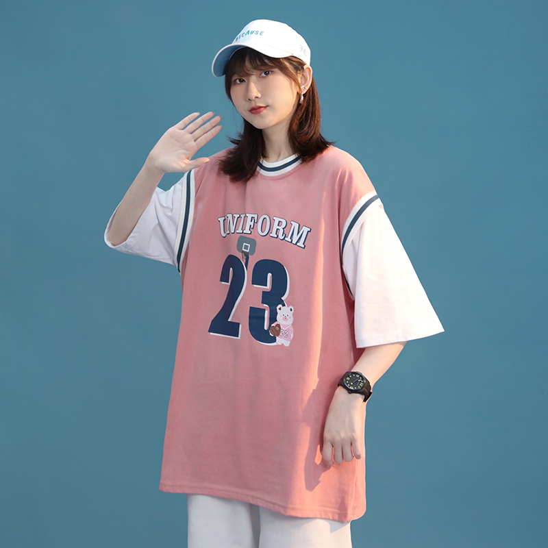 少女短裤球衣件套两件学生休闲学休闲运动服篮球时尚套装