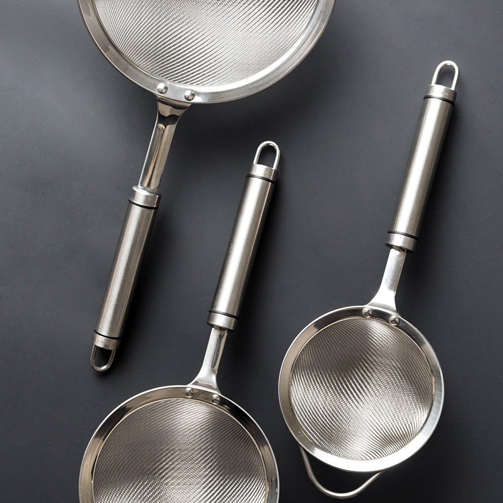 摩登主妇不锈钢漏勺火锅家用过滤网筛厨房小漏网捞漏勺