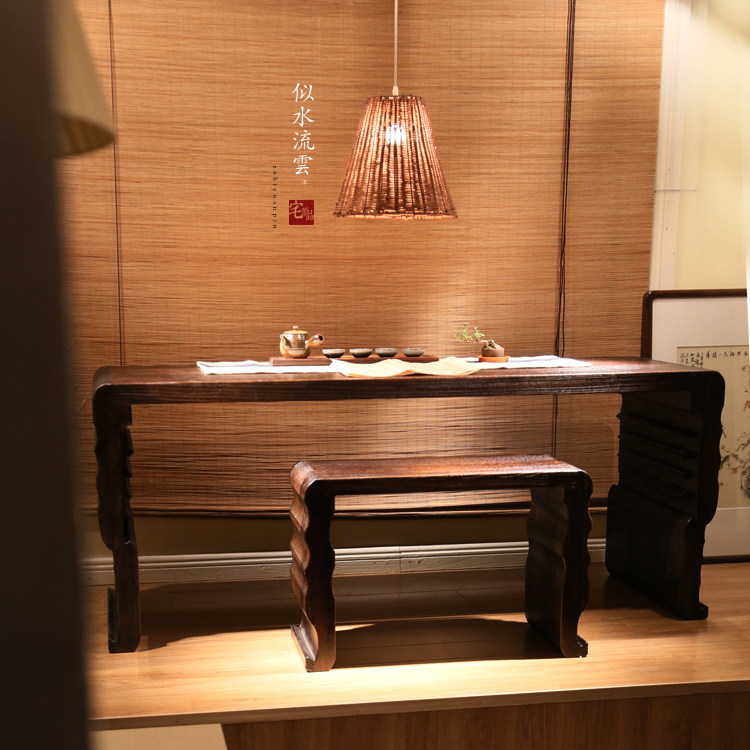 中式仿古共鸣家用禅意古琴国学书法演奏级实琴桌