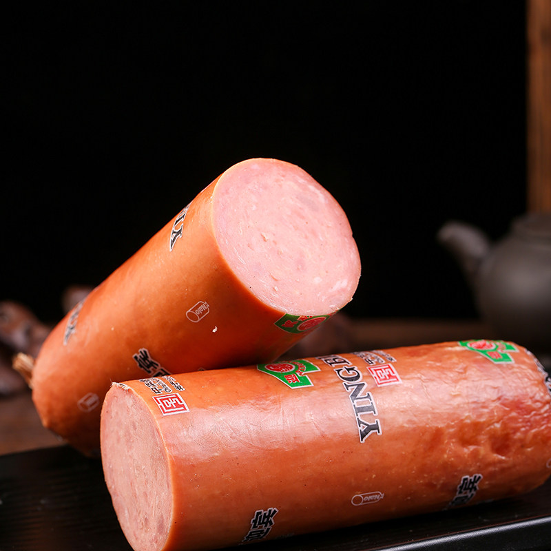 天津二厂迎宾老火腿约500g地方特产老味道大香肠酱货中华老字号