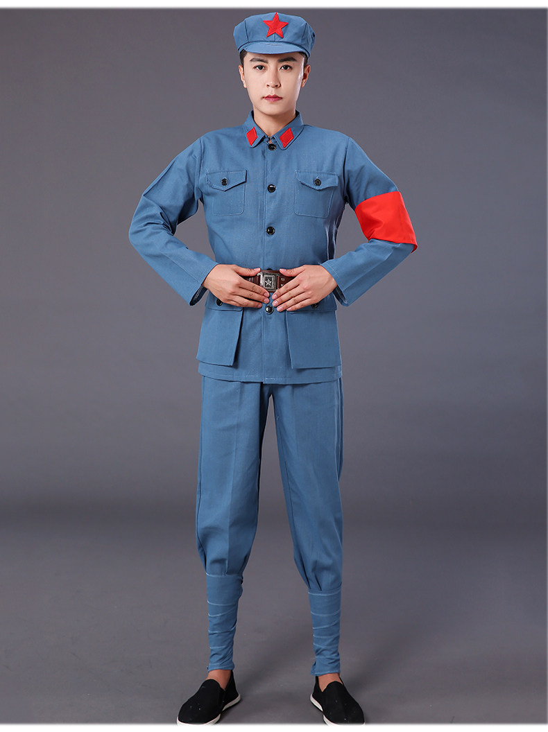 演出服八路军红军长征抗战经典话剧表演男女舞台民族服装