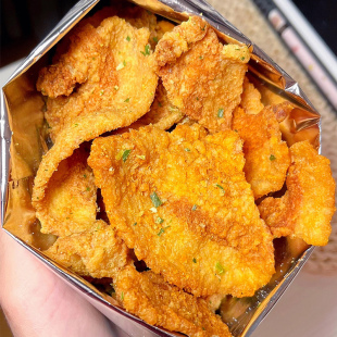 正宗猪油渣酥脆脂渣青岛特产脆皮五花肉脯干休闲网红解馋小零食品