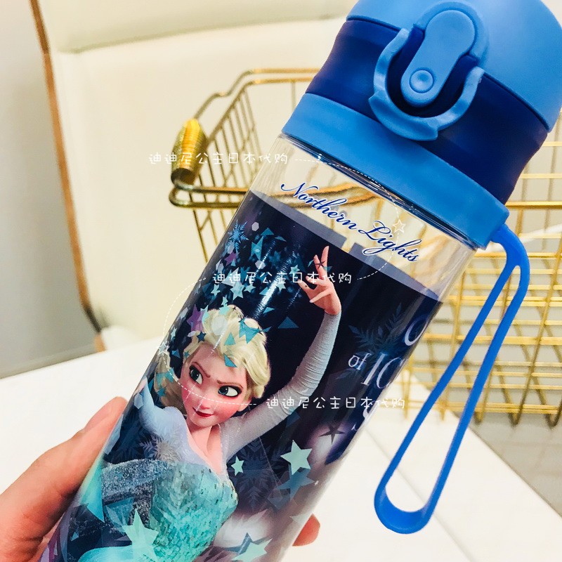 日本代购冰雪奇缘直饮水杯艾莎公主安娜水壶水杯