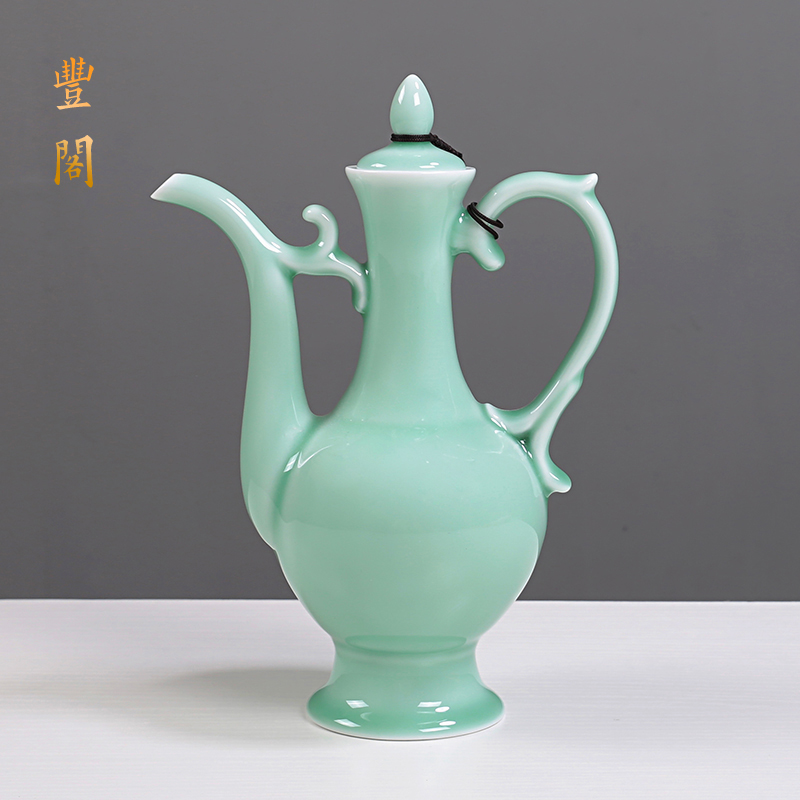 酒壶白酒杯酒杯套装家用景德镇陶瓷中式仿古1斤醒酒家用酒壶