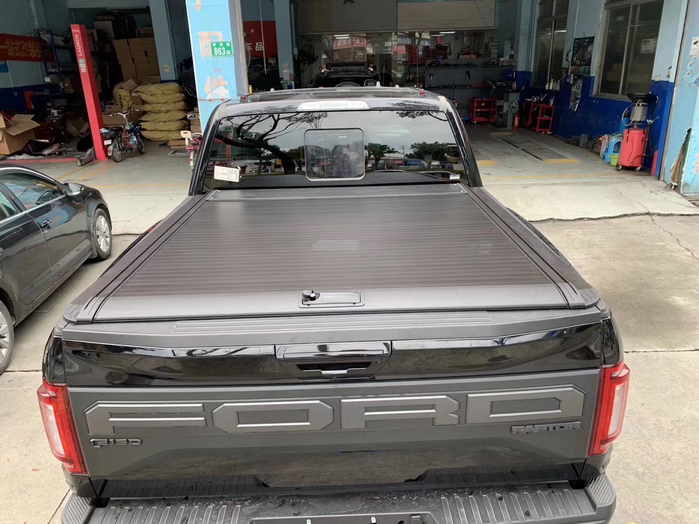 适用福特猛禽f150后盖坦途尾箱ranger电动卷帘其它加装