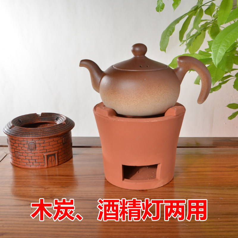 煮茶炭炉红泥手工茶炉橄榄碳炉小火炉木炭风炉茶道