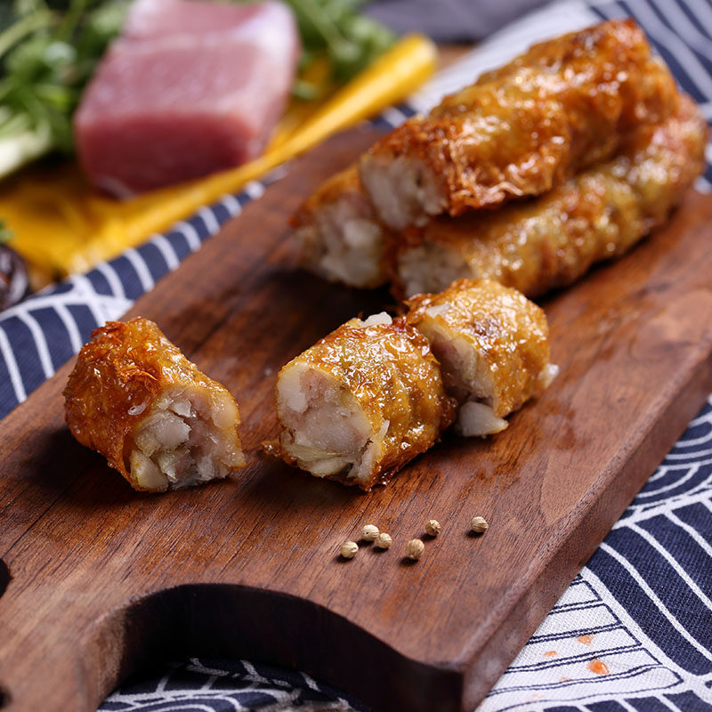 福建特产小吃漳州正宗石码五香卷五香条速冻半成品美食酒店特色菜_双