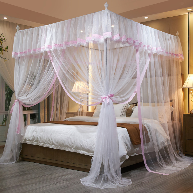 落地式蚊帐夏天夏天家家用15米公主宫廷支架固定蚊帐