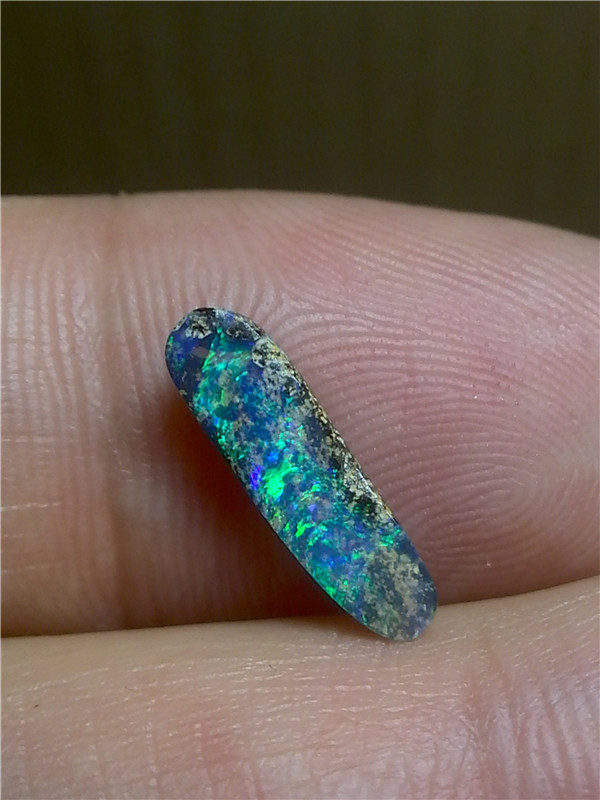 欧泊澳大利亚绿彩高亮母岩裸石c202手链澳宝宝石珠宝奇石