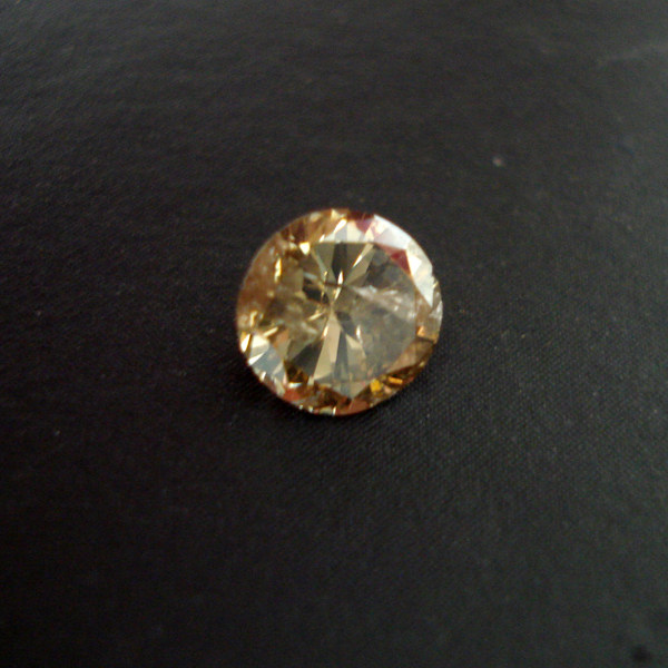 唐秋特价大钻77分天然钻石裸石褐色彩钻定制其他