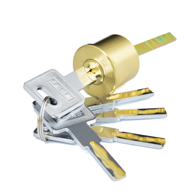 意利原子锁芯老式防盗门锁芯超b级c级叶片大门铁门外装门锁芯圆形