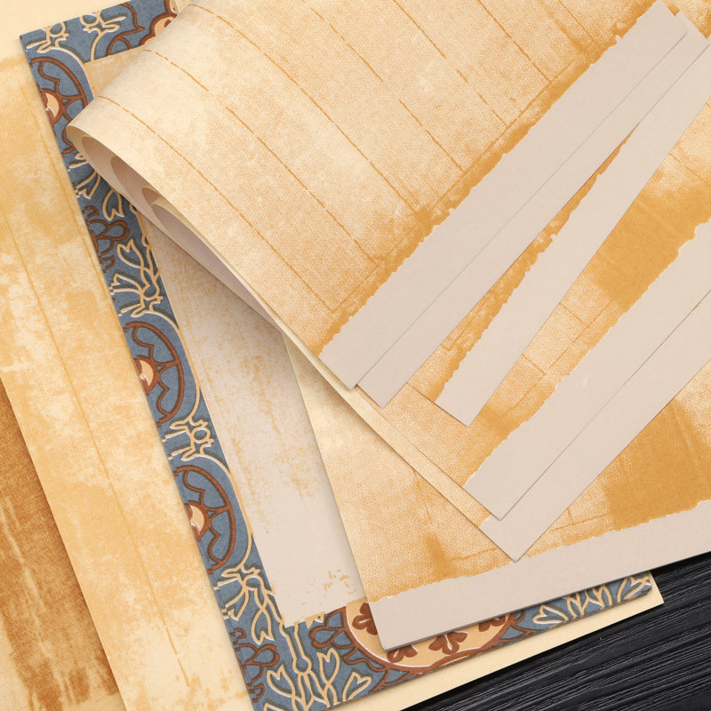 书法宣纸蜡染古风复古国风纸中硬笔书法仿古半生半熟宣纸