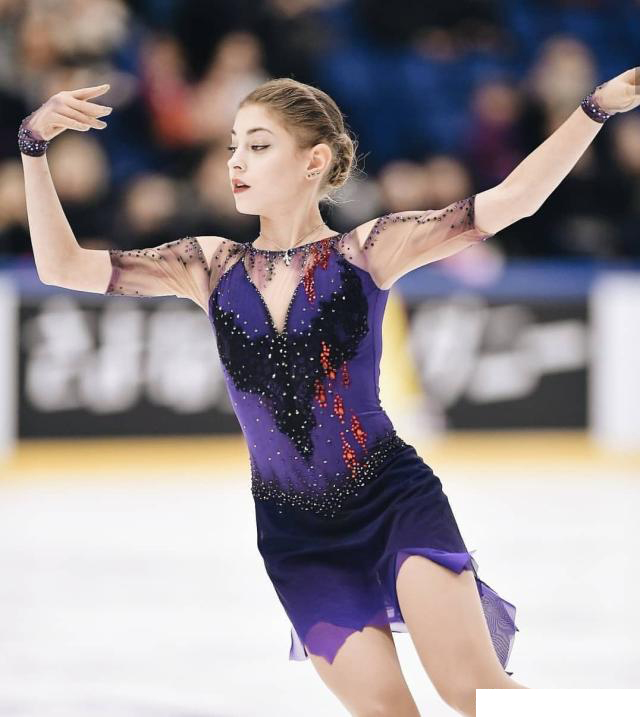 花样滑冰dvwvb定制服装表演女款g178滑冰服