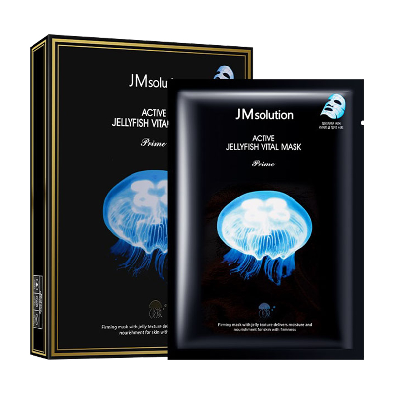 面膜6盒韩国jmjmsolution水母补水保湿祛痘印提贴片面膜