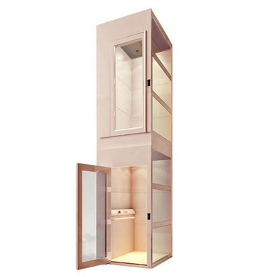 楼跃层 电梯家用二层三四五小型别墅室内家庭升降观光简易楼道复式