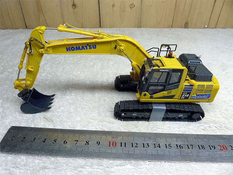 komatsuhb215lc小松挖掘机铲车合金工程车模型正品法国车模