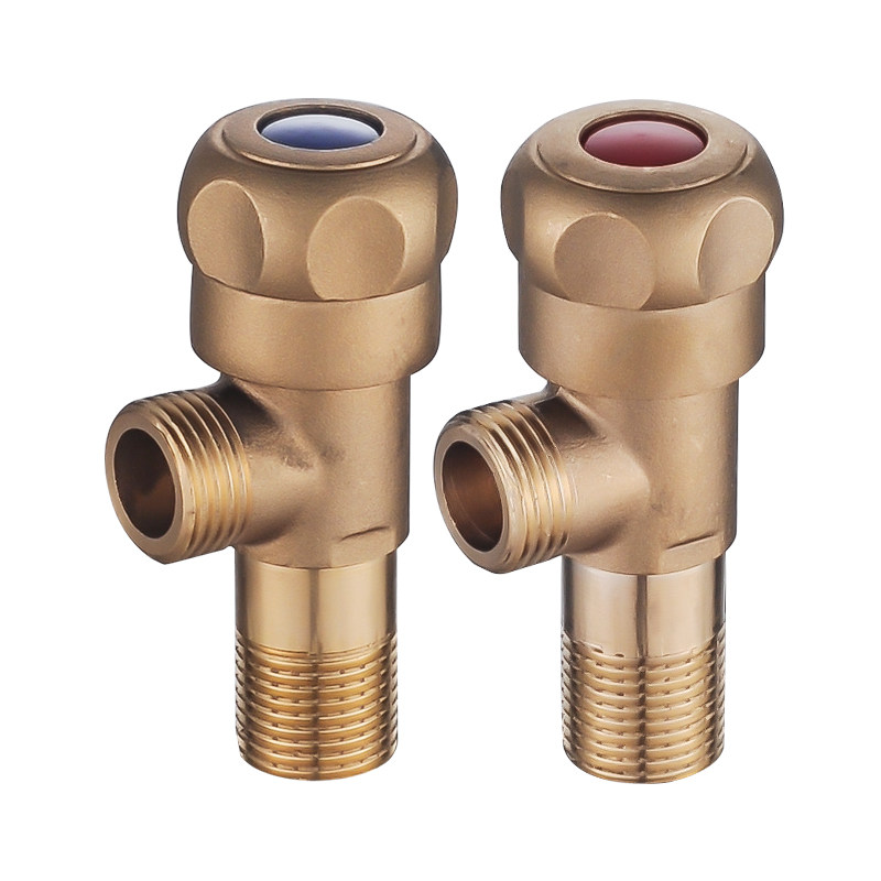 角阀全铜三角加厚热水器家用开关止水冷热水4分角阀