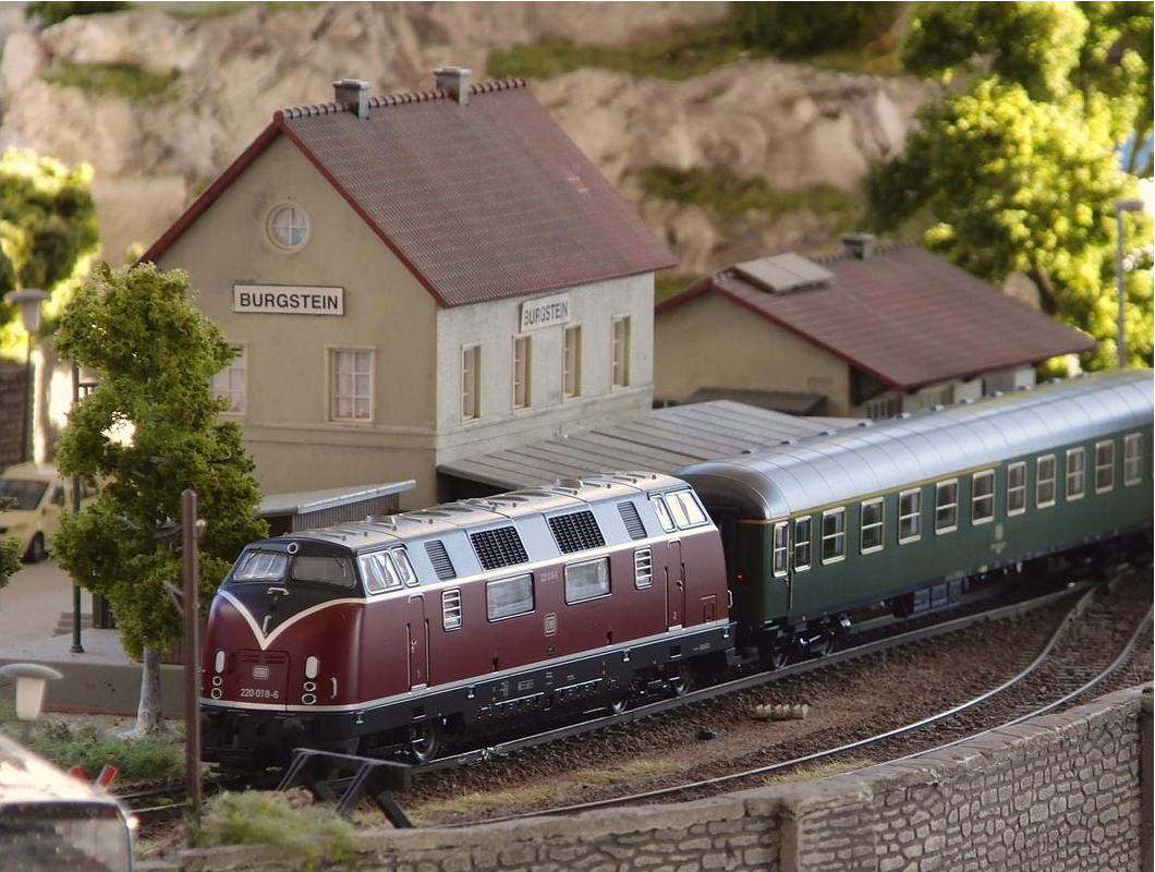 德国piko火车模型套装57132br220柴油车火车模型