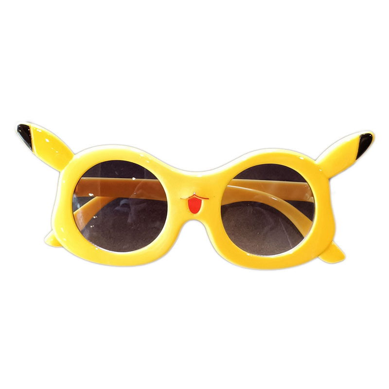 墨镜宝宝太阳镜儿童童可爱皮卡丘卡通眼镜小孩子男女太阳镜